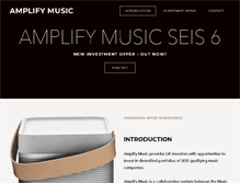 Tablet Screenshot of amplifymusic.biz